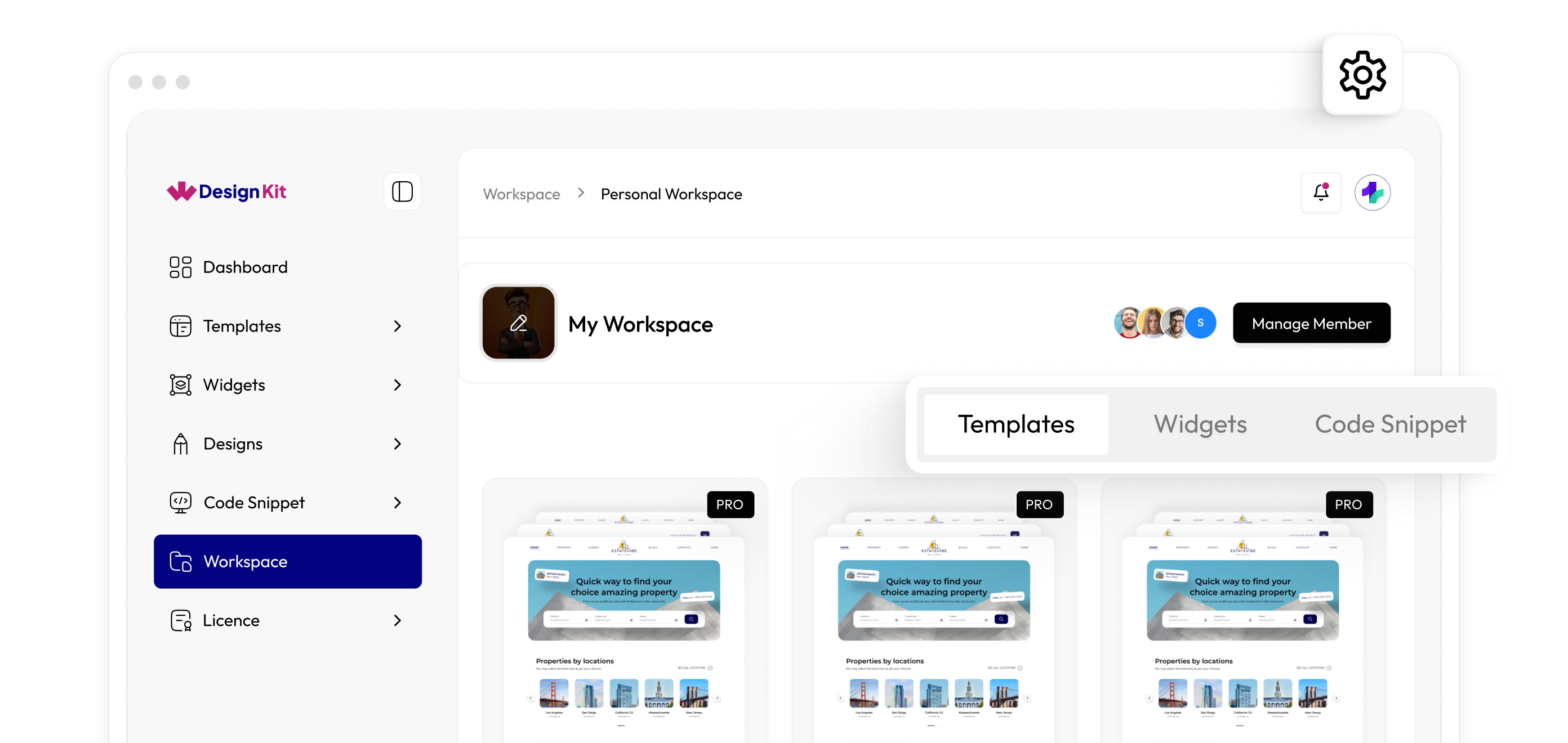 Organize with Workspaces