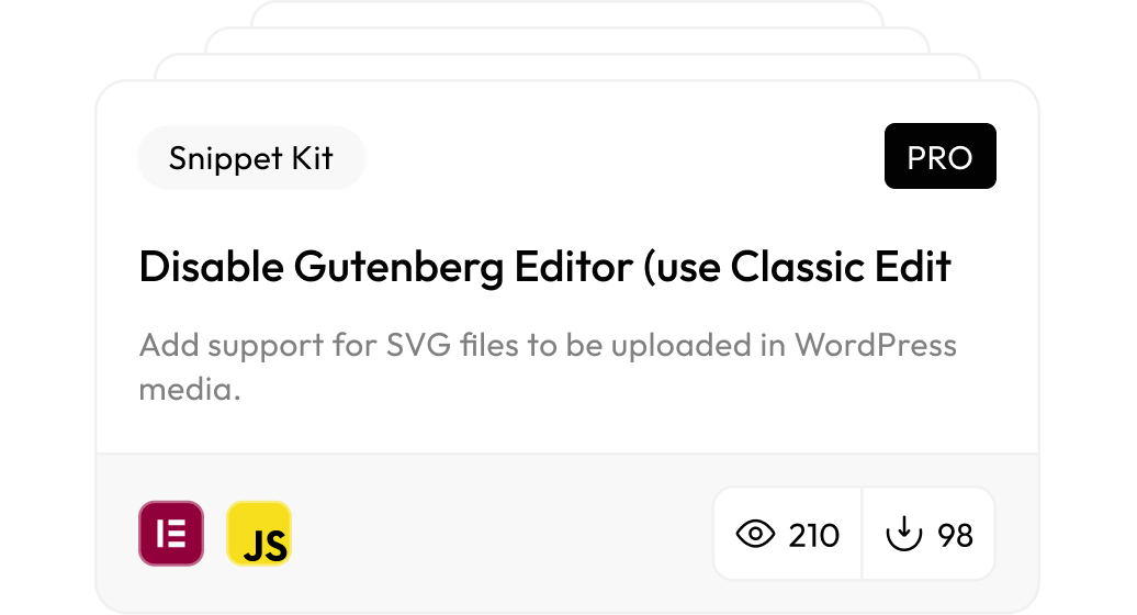 Access Code Snippets